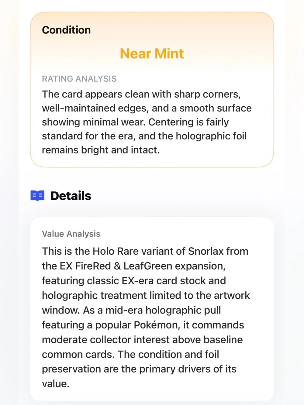 Snorlax-Holo 2004 Nintendo Pokemon Ex Fire Red Leaf Green